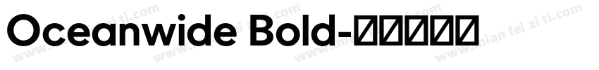 Oceanwide Bold字体转换